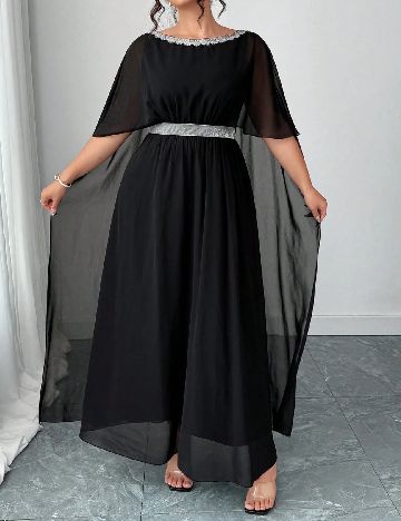 Rochie lunga SHEIN CURVE, negru