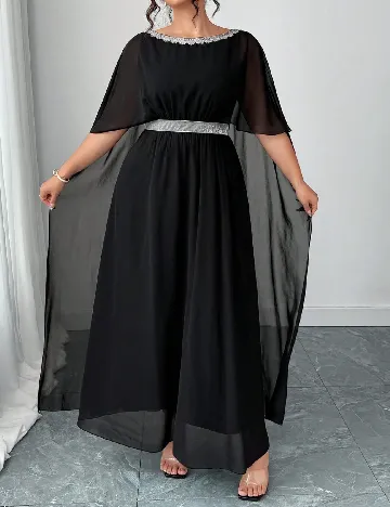Rochie lunga SHEIN CURVE, negru