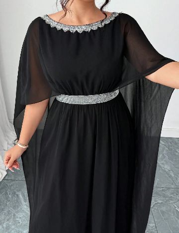 Rochie lunga SHEIN CURVE, negru