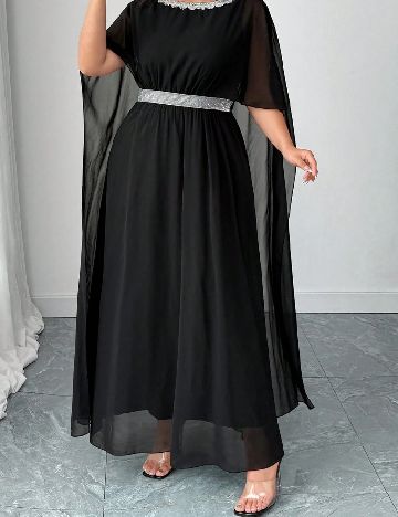 Rochie lunga SHEIN CURVE, negru