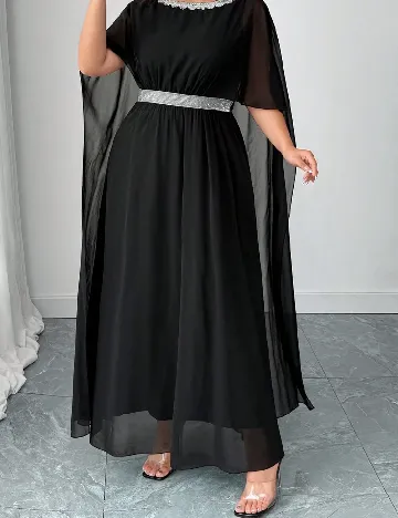 Rochie lunga SHEIN CURVE, negru