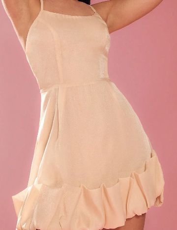 Rochie scurta SHEIN, crem