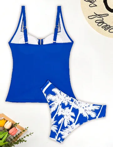 Costum de baie SHEIN, albastru