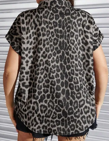 Camasa SHEIN CURVE, animal print