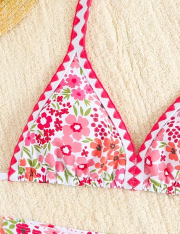 Costum de baie Shein Kids, floral