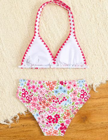 Costum de baie Shein Kids, floral