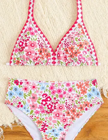Costum de baie Shein Kids, floral