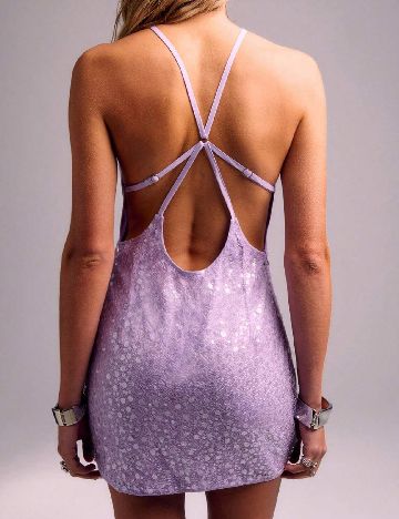 Rochie scurta TypaGal, mov