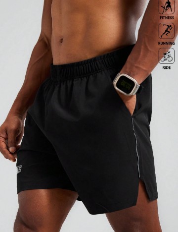 Pantaloni scurti SHEIN, negru