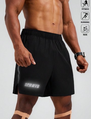Pantaloni scurti SHEIN, negru