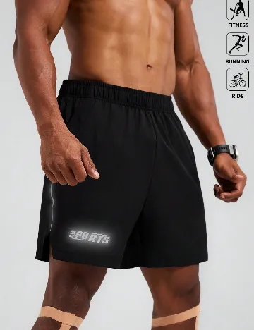 Pantaloni scurti SHEIN, negru