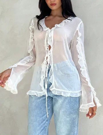Bluza SHEIN, alb