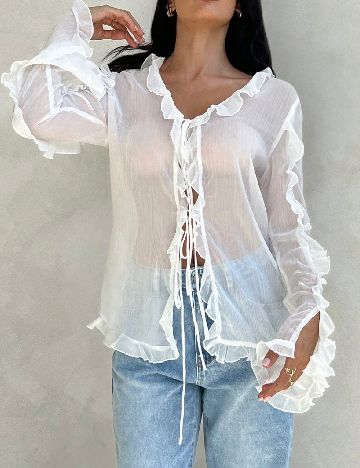 Bluza SHEIN, alb