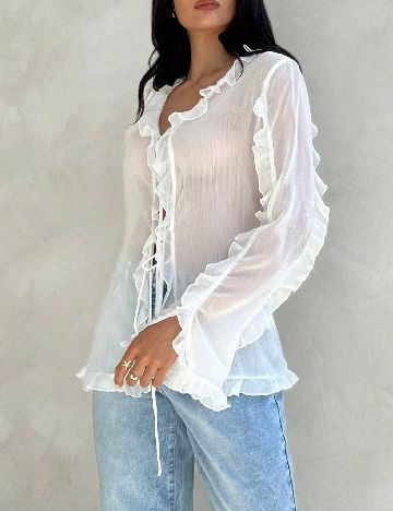 Bluza SHEIN, alb
