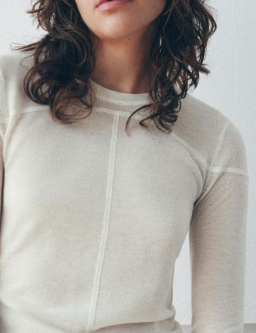 Bluza Zara, alb