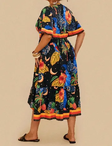 Rochie scurta SHEIN CURVE, mix culori