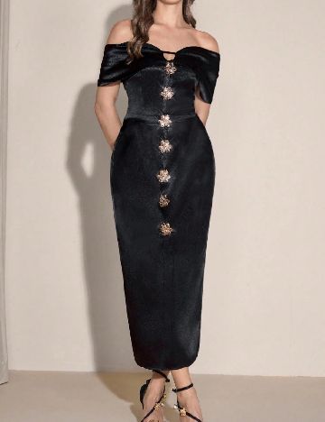 Rochie lunga SHEIN, negru