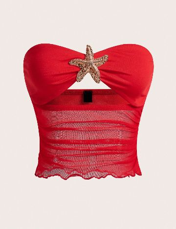 Top SHEIN, rosu