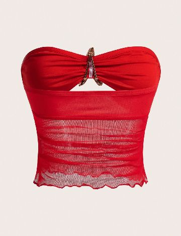 Top SHEIN, rosu