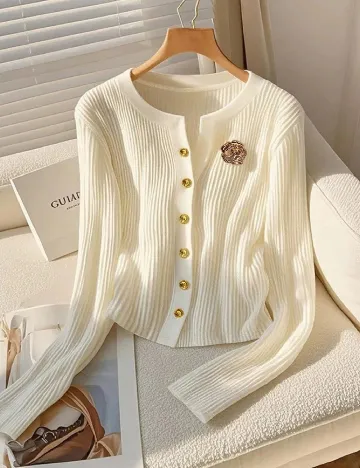 Cardigan SHEIN, alb