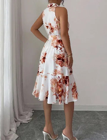 Rochie medie SHEIN, alb