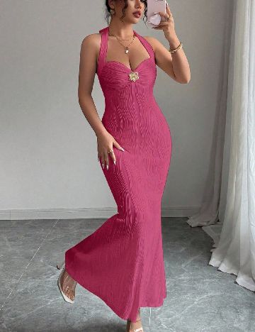 Rochie lunga SHEIN, roz