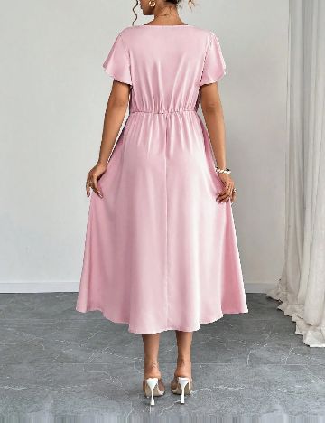 Rochie medie SHEIN CURVE, roz