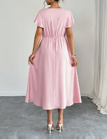 Rochie medie SHEIN CURVE, roz