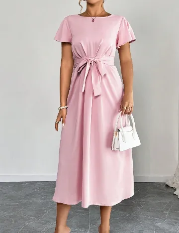 Rochie medie SHEIN CURVE, roz