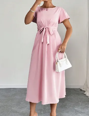 Rochie medie SHEIN CURVE, roz