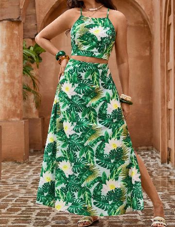 Compleu SHEIN CURVE, verde