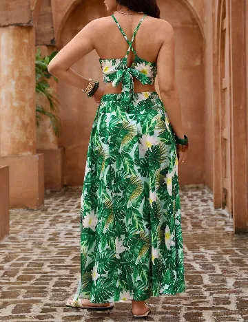 Compleu SHEIN CURVE, verde