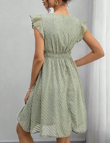 Rochie scurta SHEIN Maternity, verde