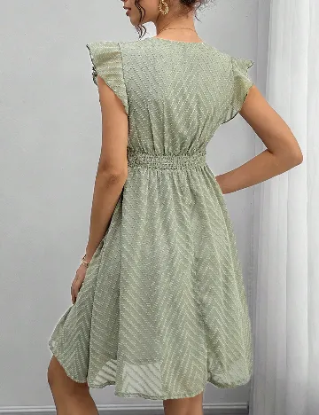 Rochie scurta SHEIN Maternity, verde