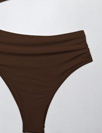 Costum de baie SHEIN, maro