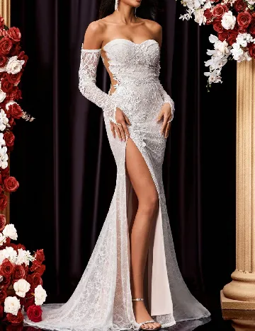 Rochie lunga SHEIN, alb