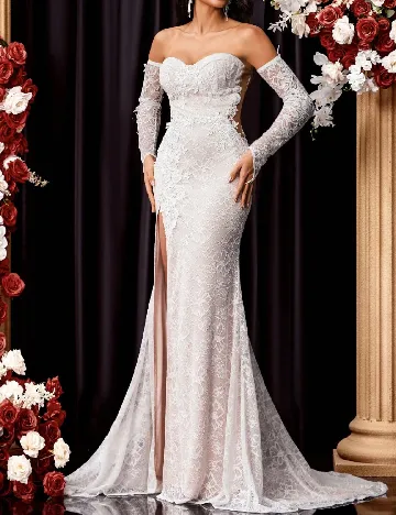 Rochie lunga SHEIN, alb