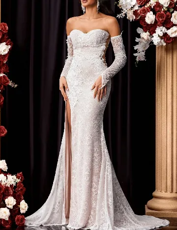 Rochie lunga SHEIN, alb