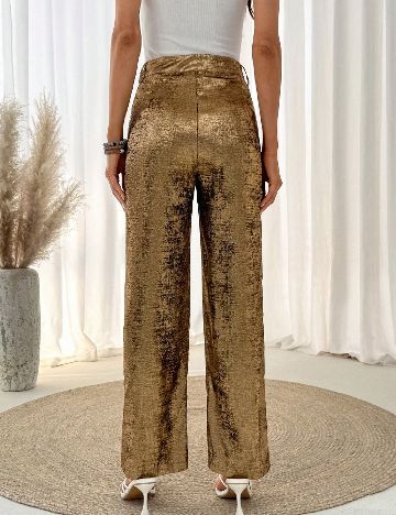 Pantaloni SHEIN, auriu