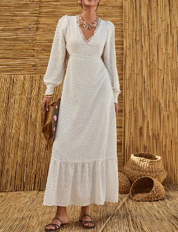 Rochie lunga SHEIN, alb