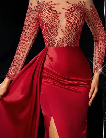 Rochie lunga SHEIN, rosu
