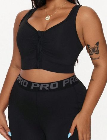 Bustiera SHEIN CURVE, negru