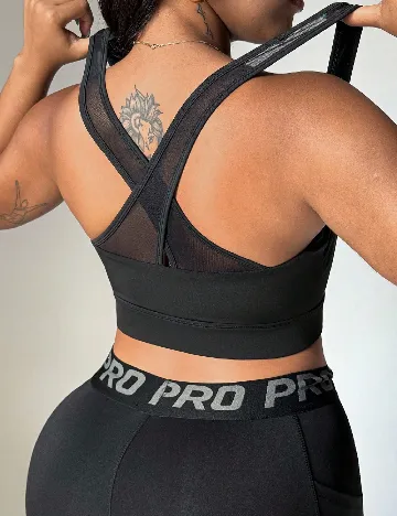 Bustiera SHEIN CURVE, negru