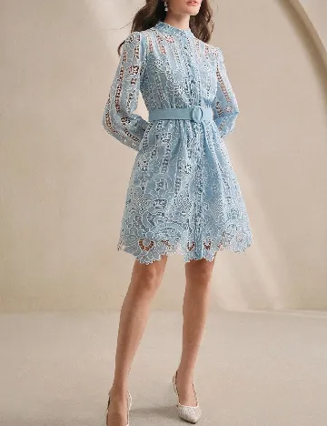 Rochie scurta Anewsta, albastru
