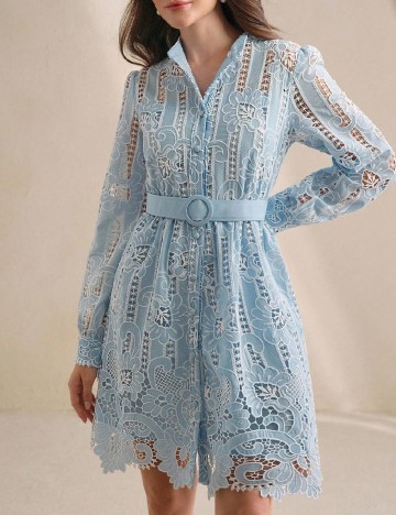 Rochie scurta Anewsta, albastru
