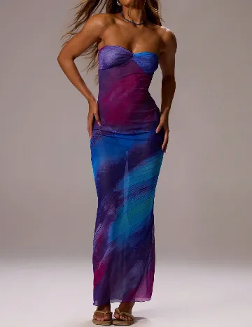 Rochie de plaja SHEIN, mix culori