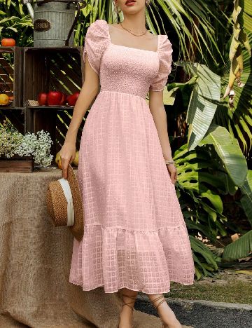 Rochie lunga SHEIN, roz