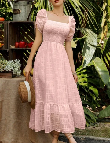 Rochie lunga SHEIN, roz