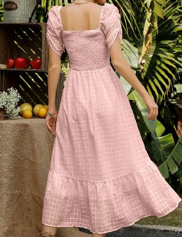 Rochie lunga SHEIN, roz