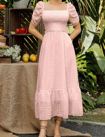 Rochie lunga SHEIN, roz
